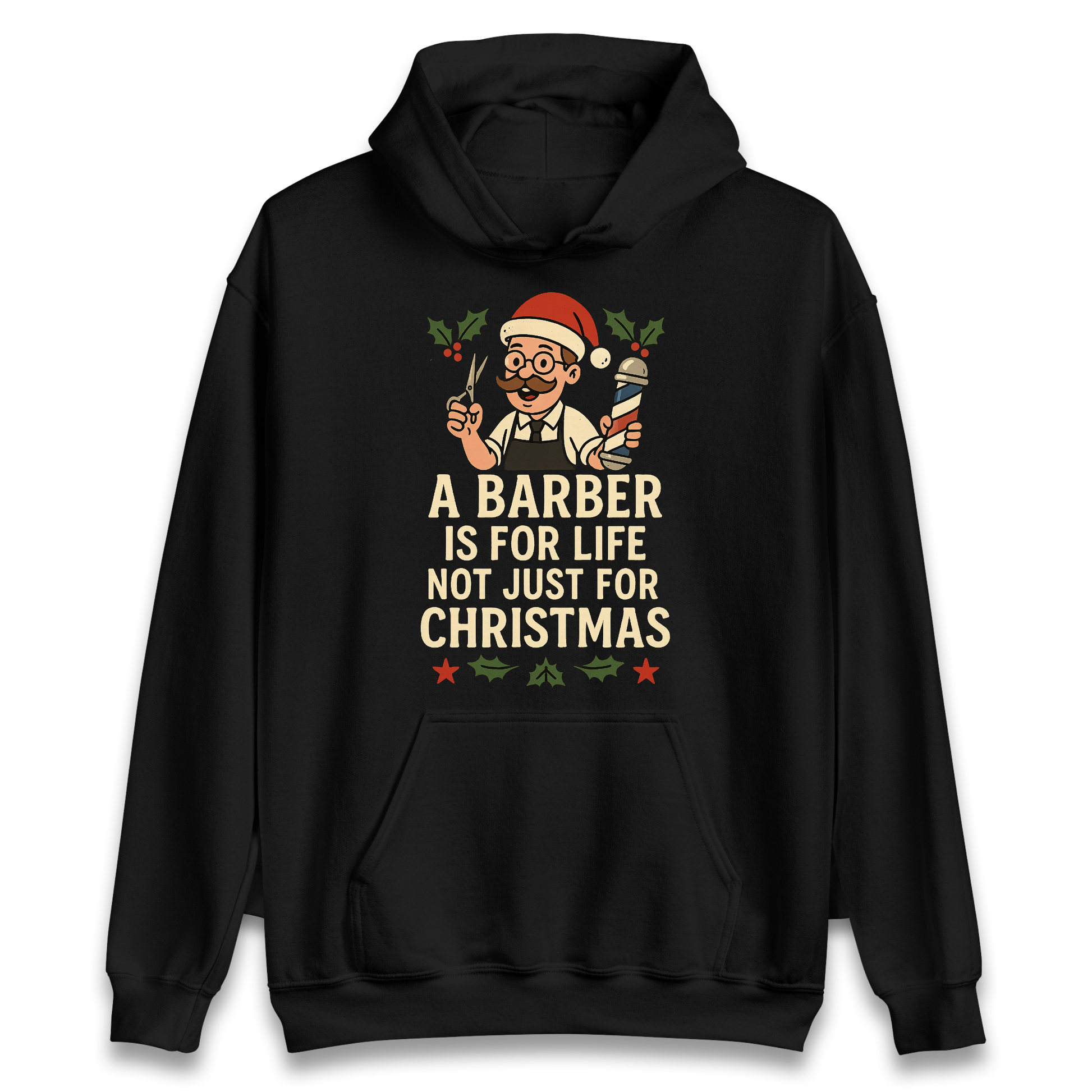 Barber Christmas Hoodie