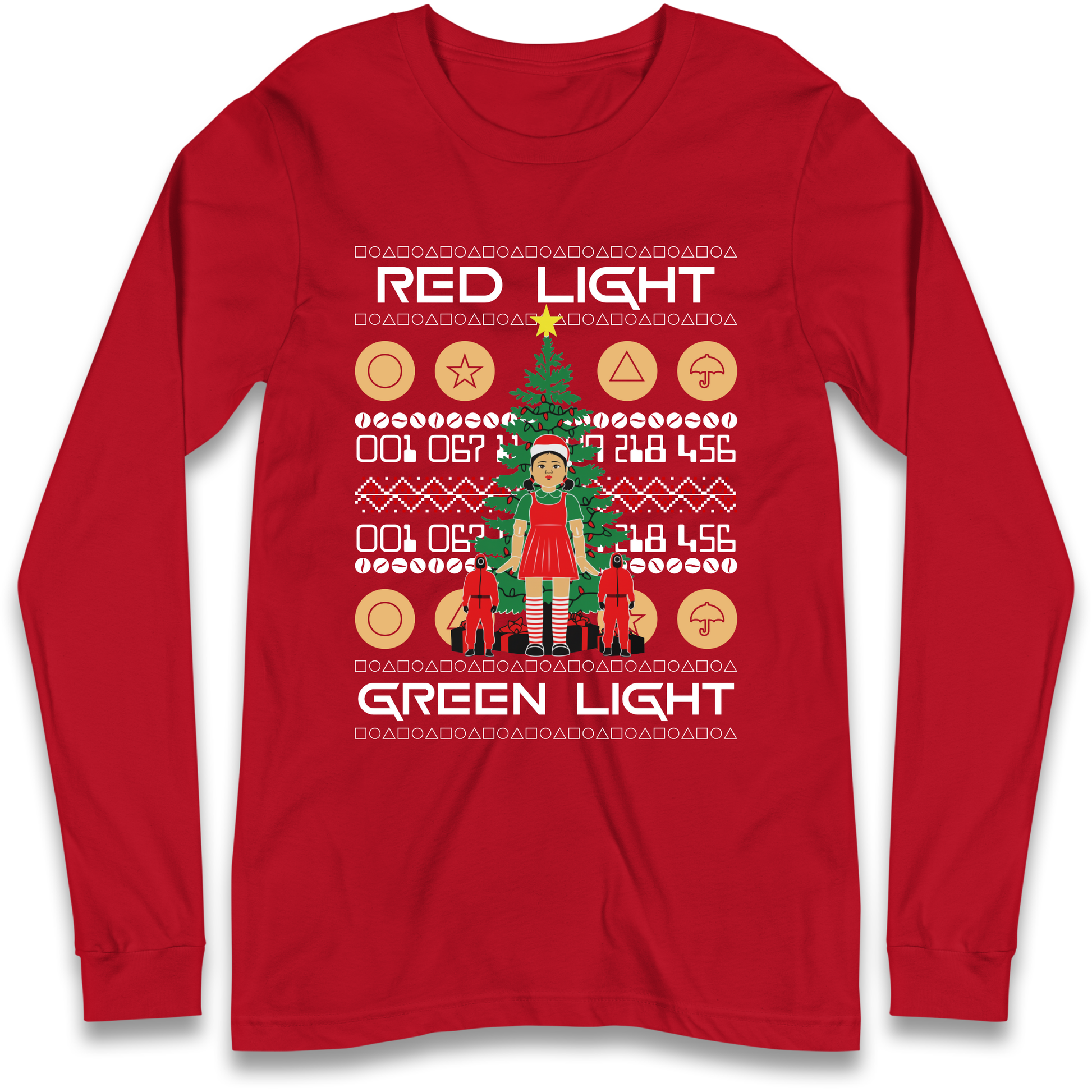 Squid Game Christmas Longsleeve T Shirt