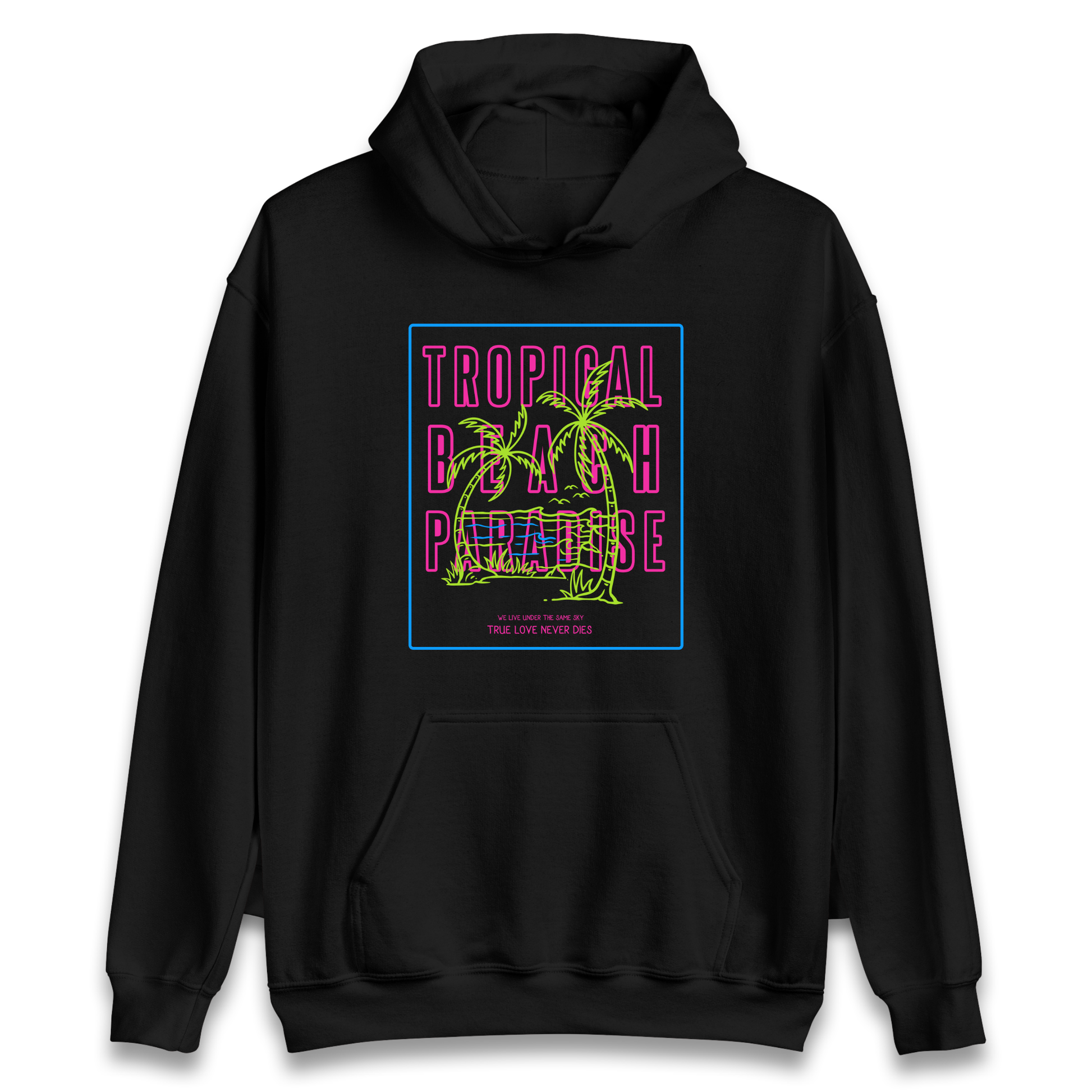 Tropical Beach Paradise Hoodie