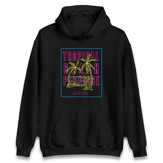Tropical Beach Paradise Hoodie