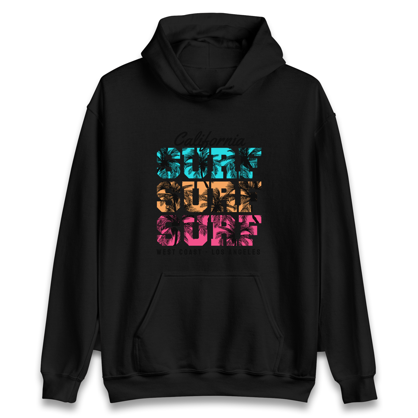 California Surf Surf Surf Hoodie