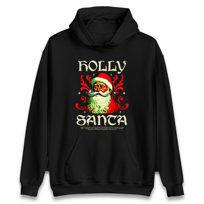 Holly Santa Christmas Hoodie