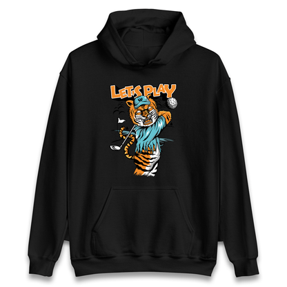 Lets Play Golf Tiger Hoodie