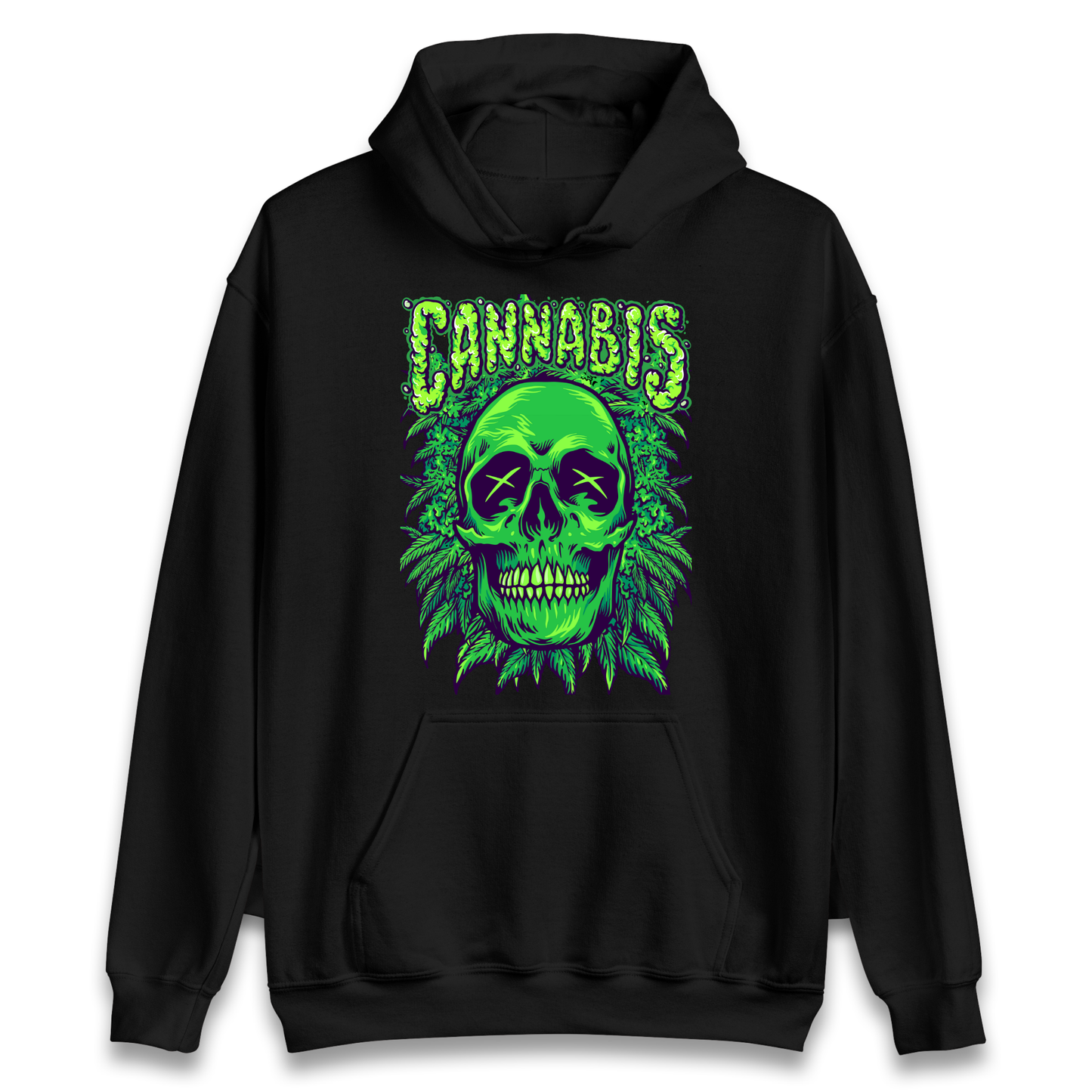 Cannabis Skull Hoodie