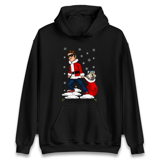 Liam Gallagher Christmas Santa Hoodie
