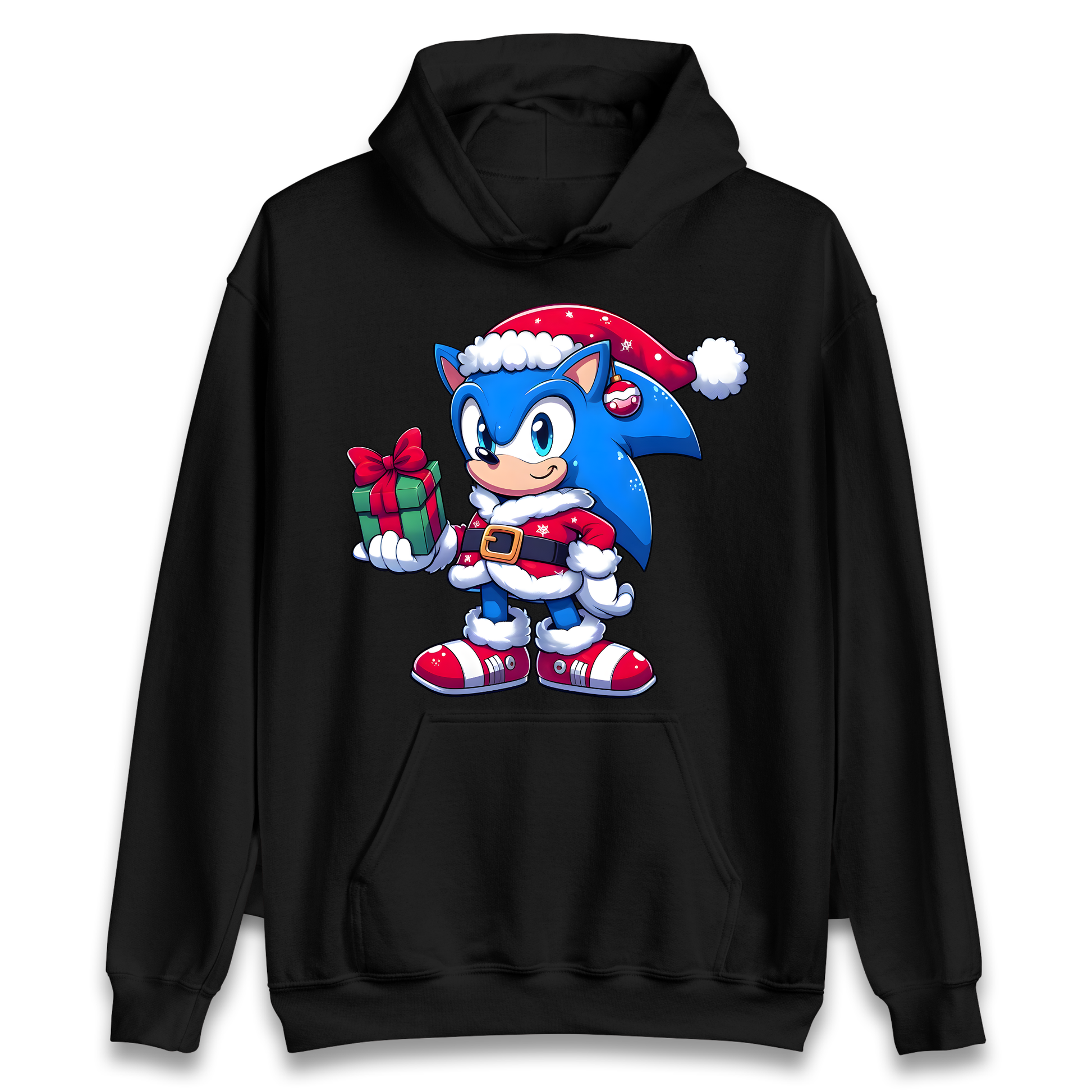 Sonic The Hedgehog Santa Hoodie