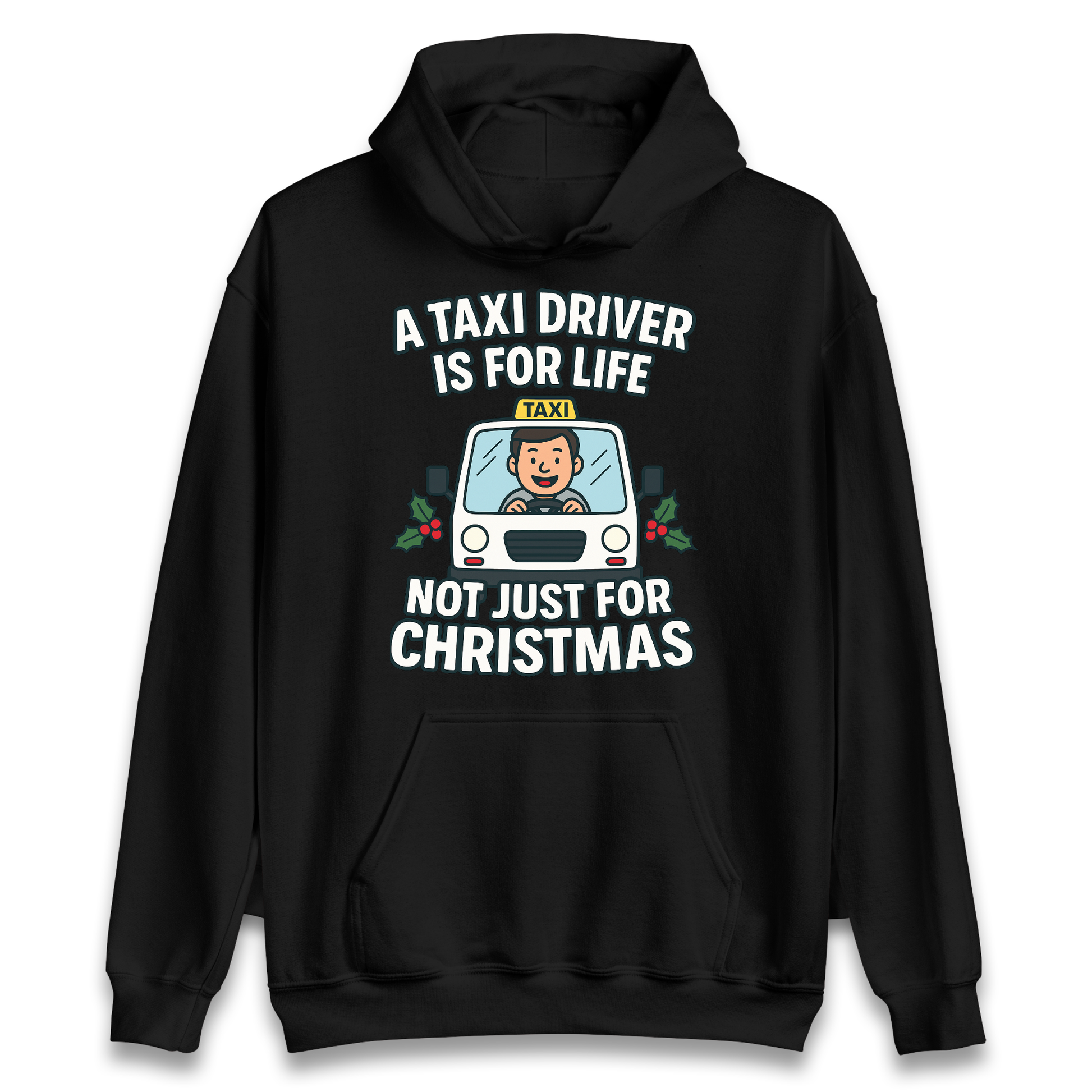 Taxi Driver Christmas Hoodie