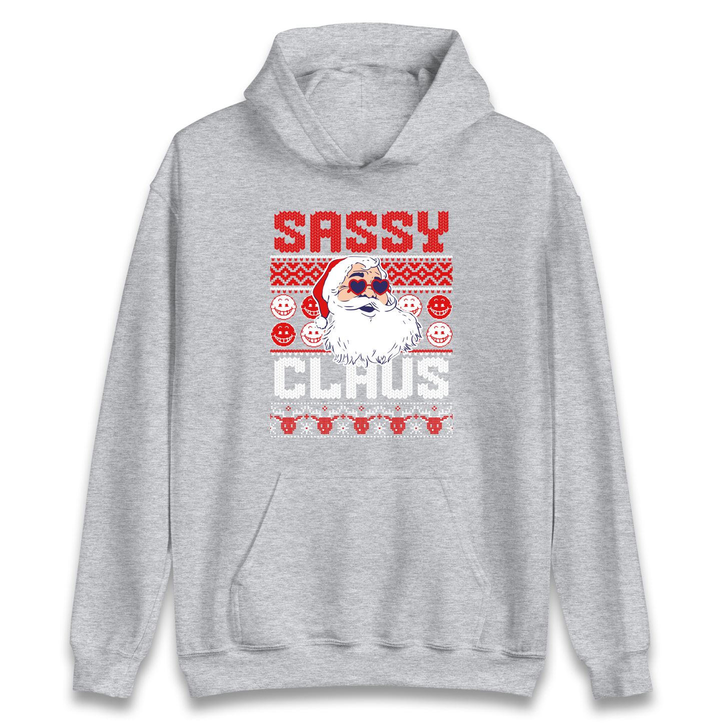 Sassy Claus Santa Christmas Hoodie
