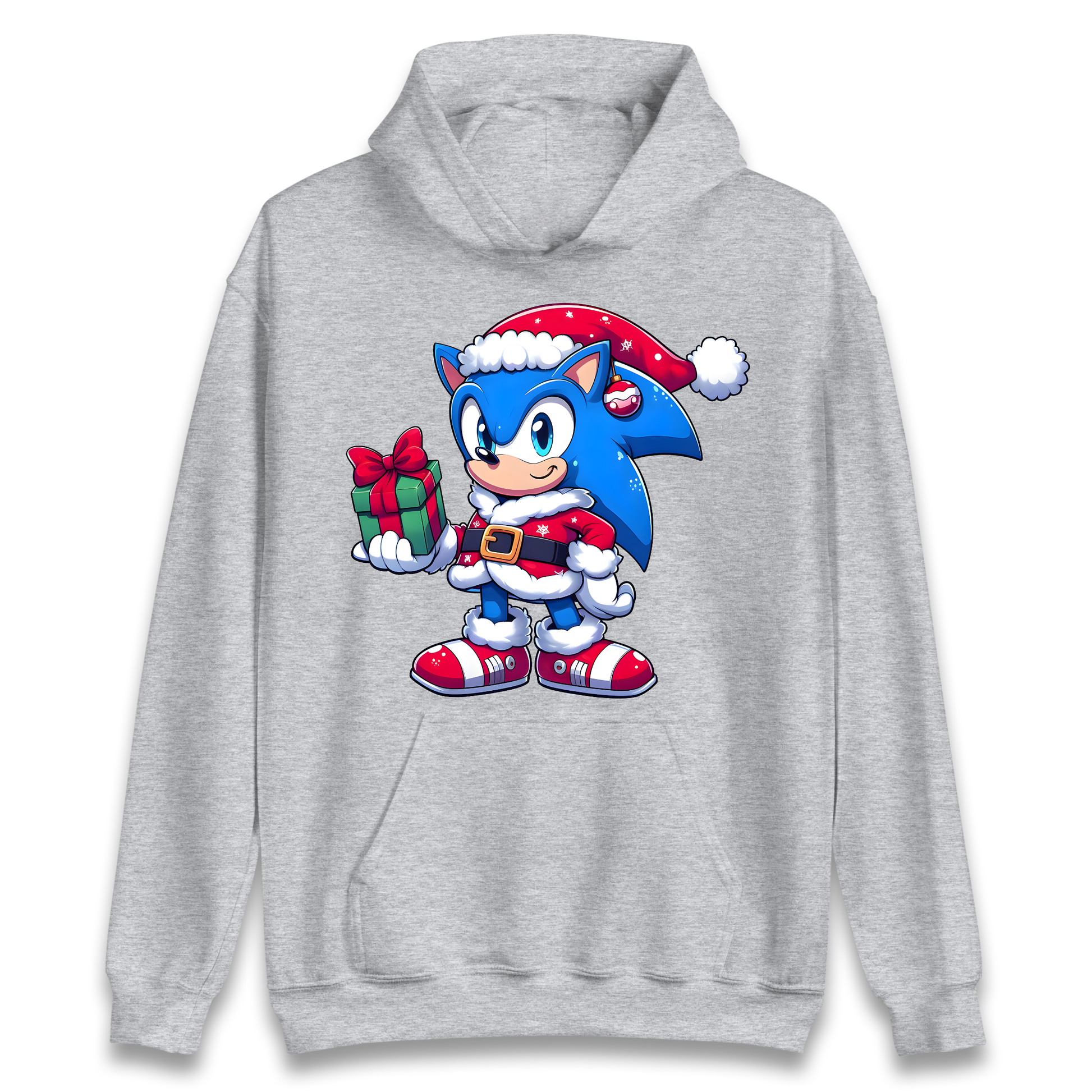 Sonic The Hedgehog Santa Hoodie