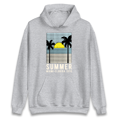 Summer Miami Florida 1970 Hoodie