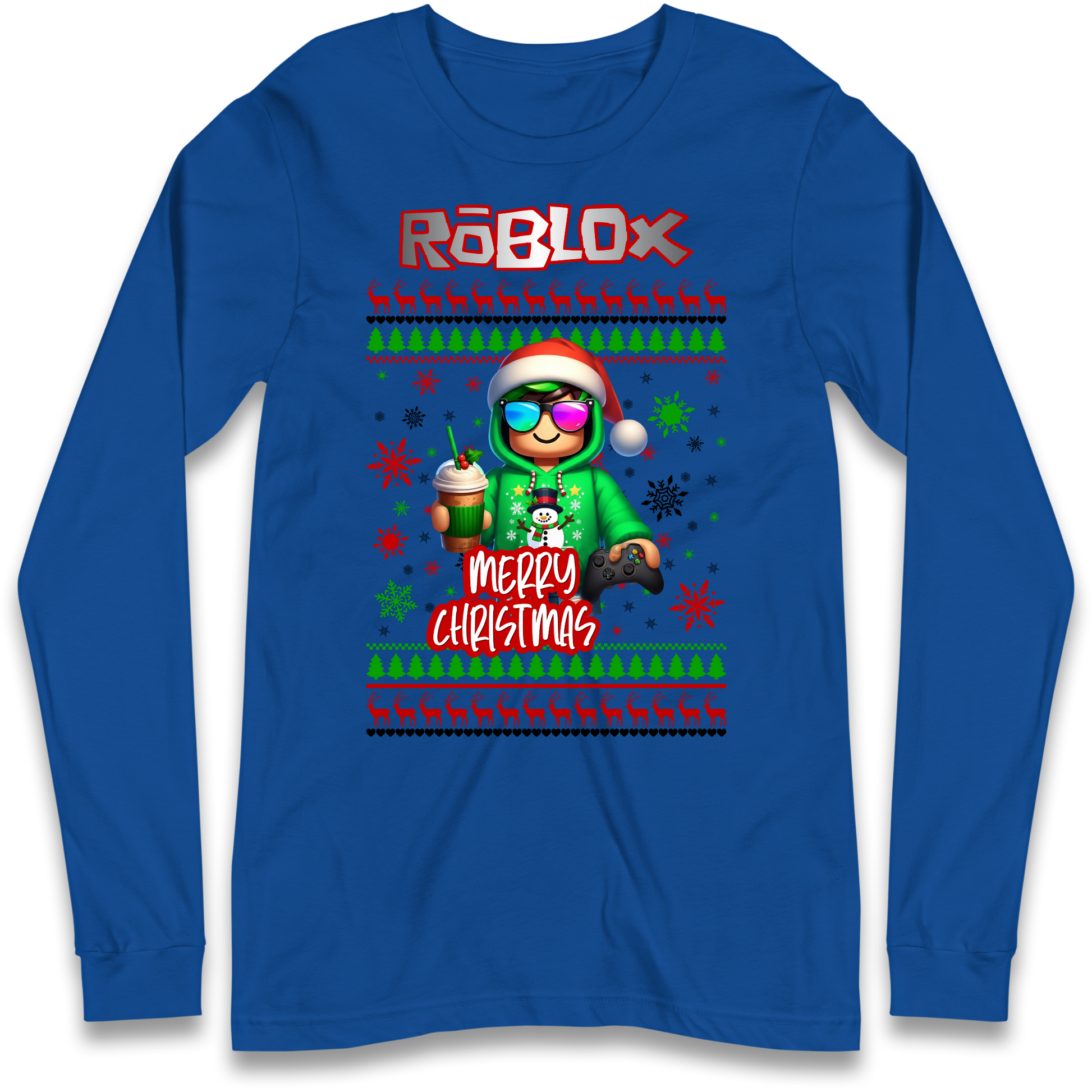Roblox Merry Christmas Longsleeve T Shirt