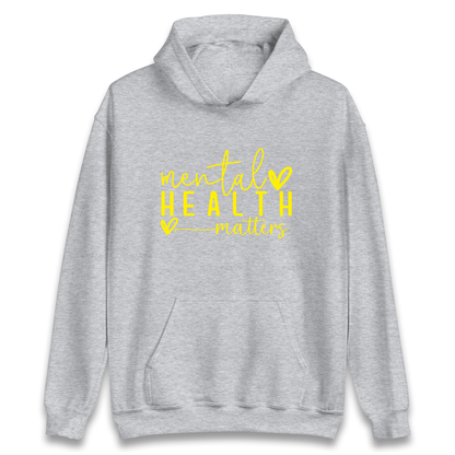 Yellow Mental Health Hoodie