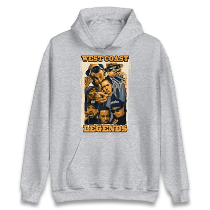 West Coast Legends Rappers Hoodie