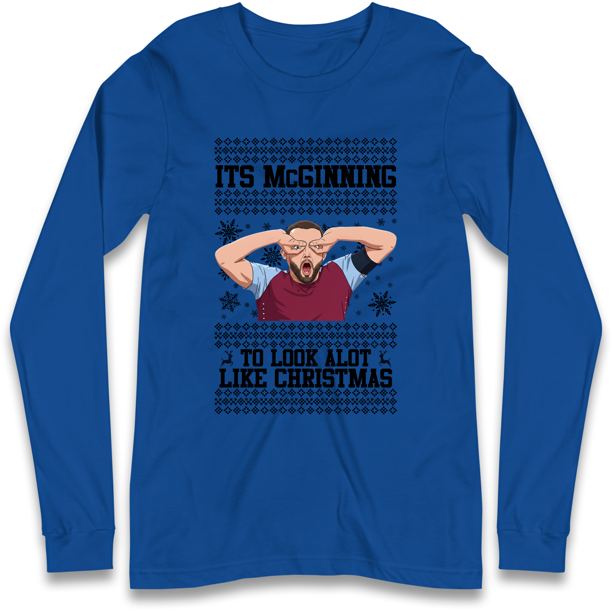 John McGinn Christmas Longsleeve T Shirt
