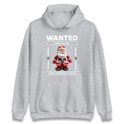 Wanted Santa Claus Christmas Hoodie