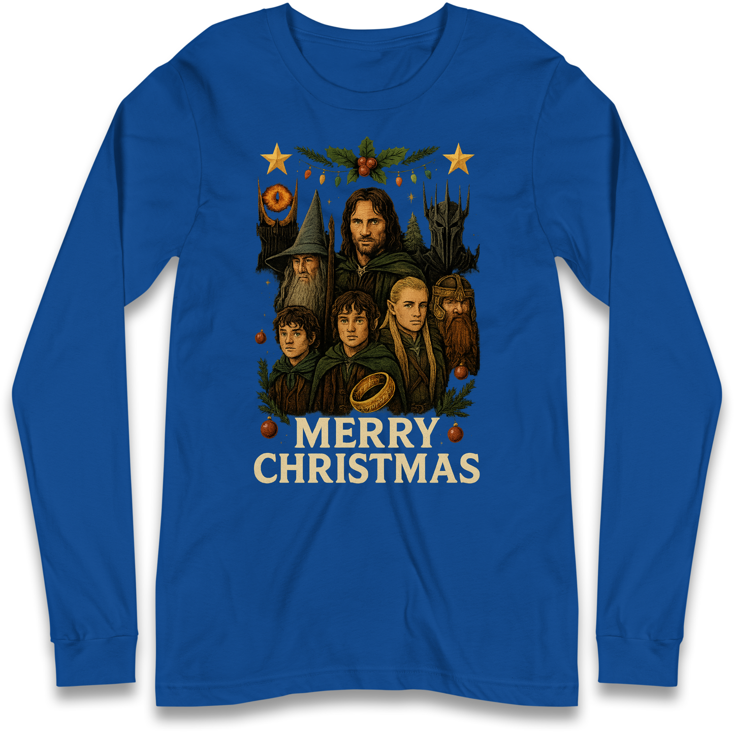 Lord of The Rings Christmas Longsleeve T Shirt
