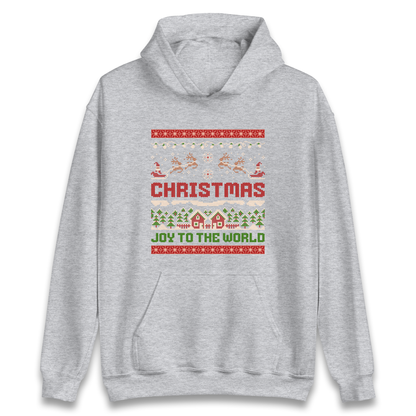 Christmas Joy to the World Christmas Hoodie