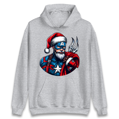 Captain America Santa Hoodie