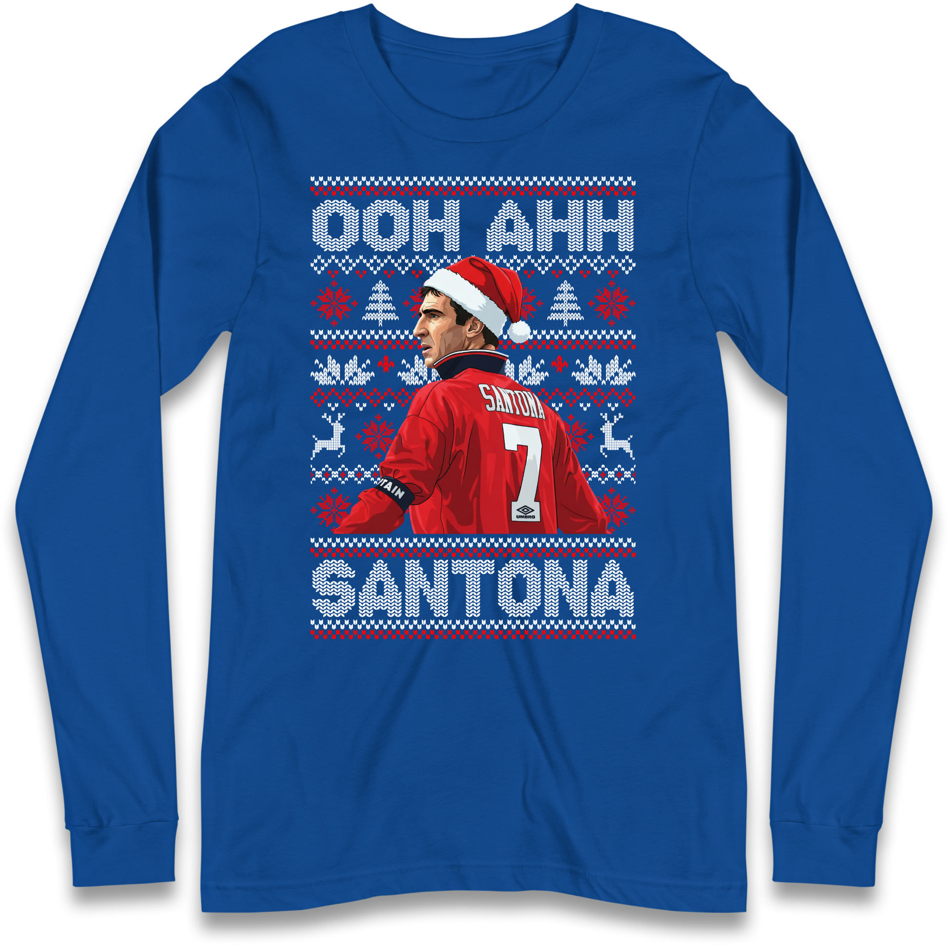 M'nchester United Christmas Longsleeve T Shirt