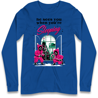 Squid Games Xmas Longsleeve T Shirt