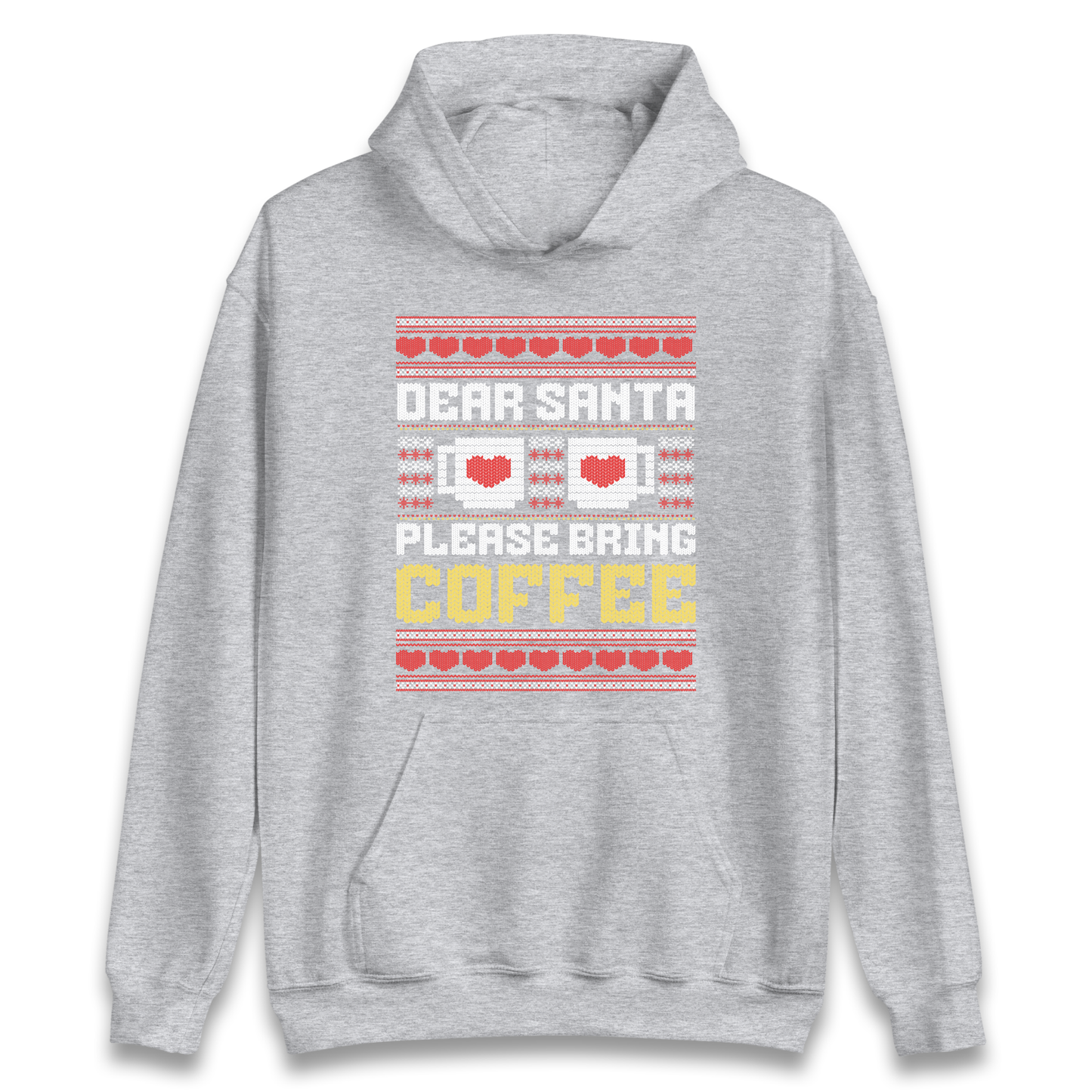 Dear Santa Please Bring Coffee Hoodie