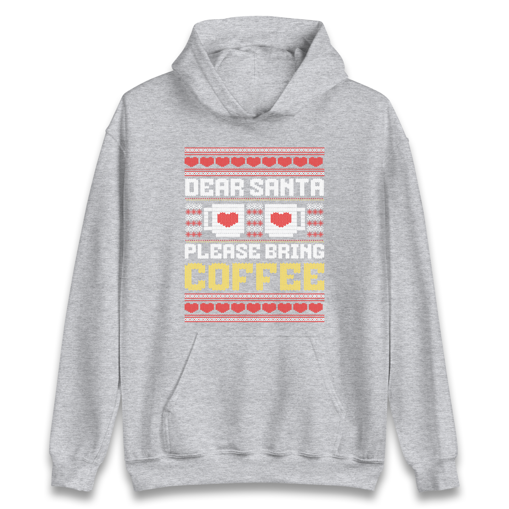 Dear Santa Please Bring Coffee Hoodie