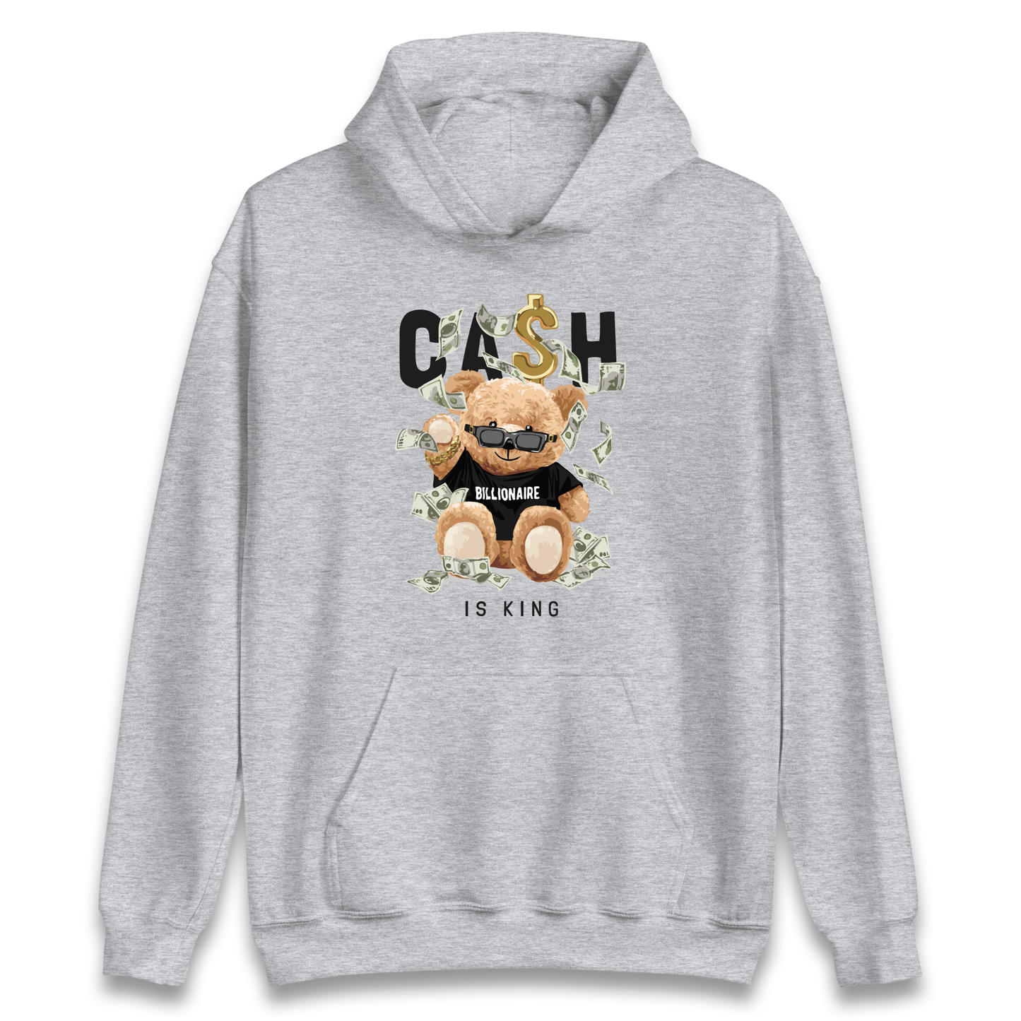 Teddy Bear Billionaire Streetwear Hoodie