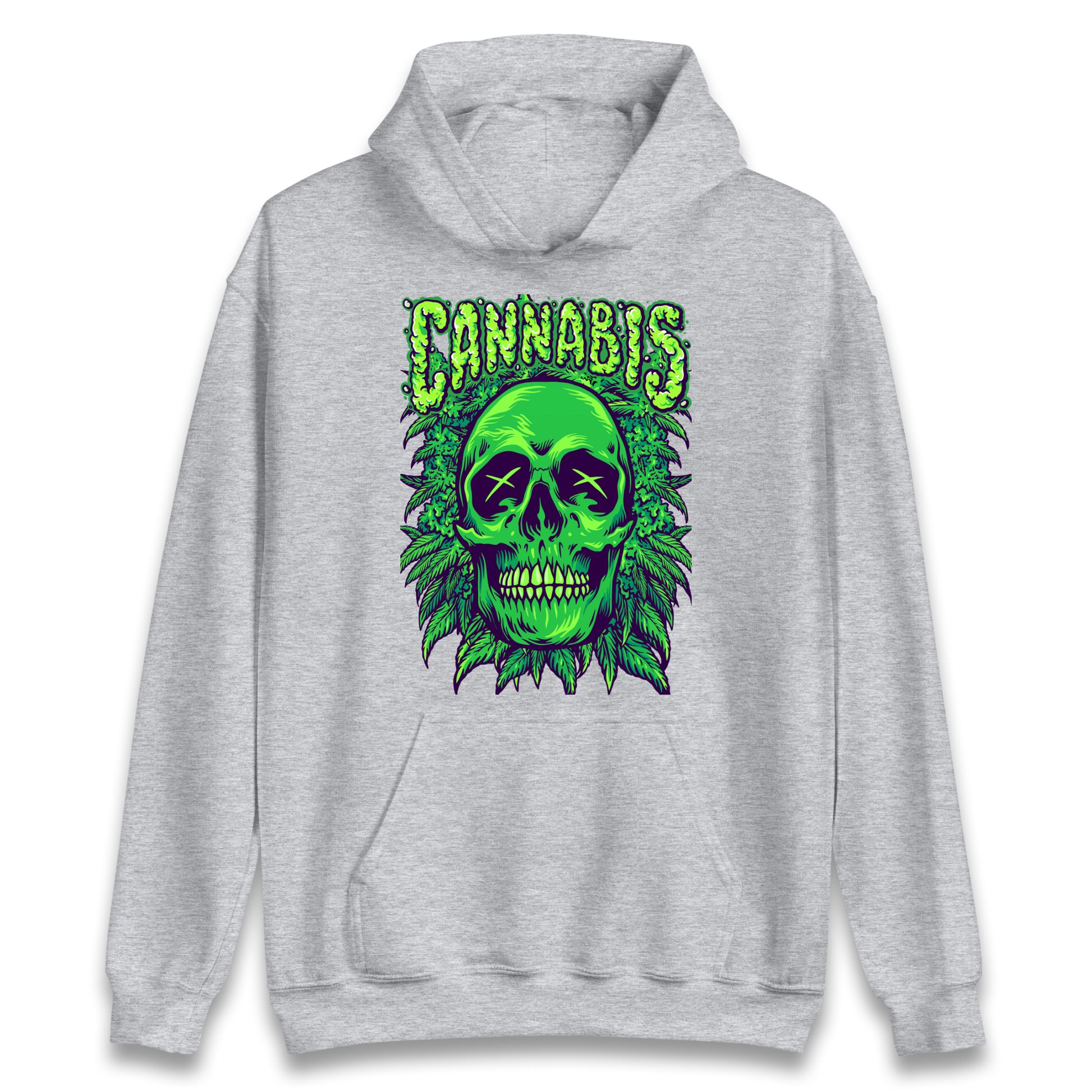 Cannabis Skull Hoodie