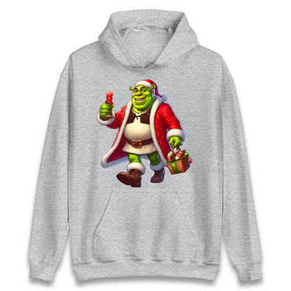 Shrek Santa Candle Hoodie
