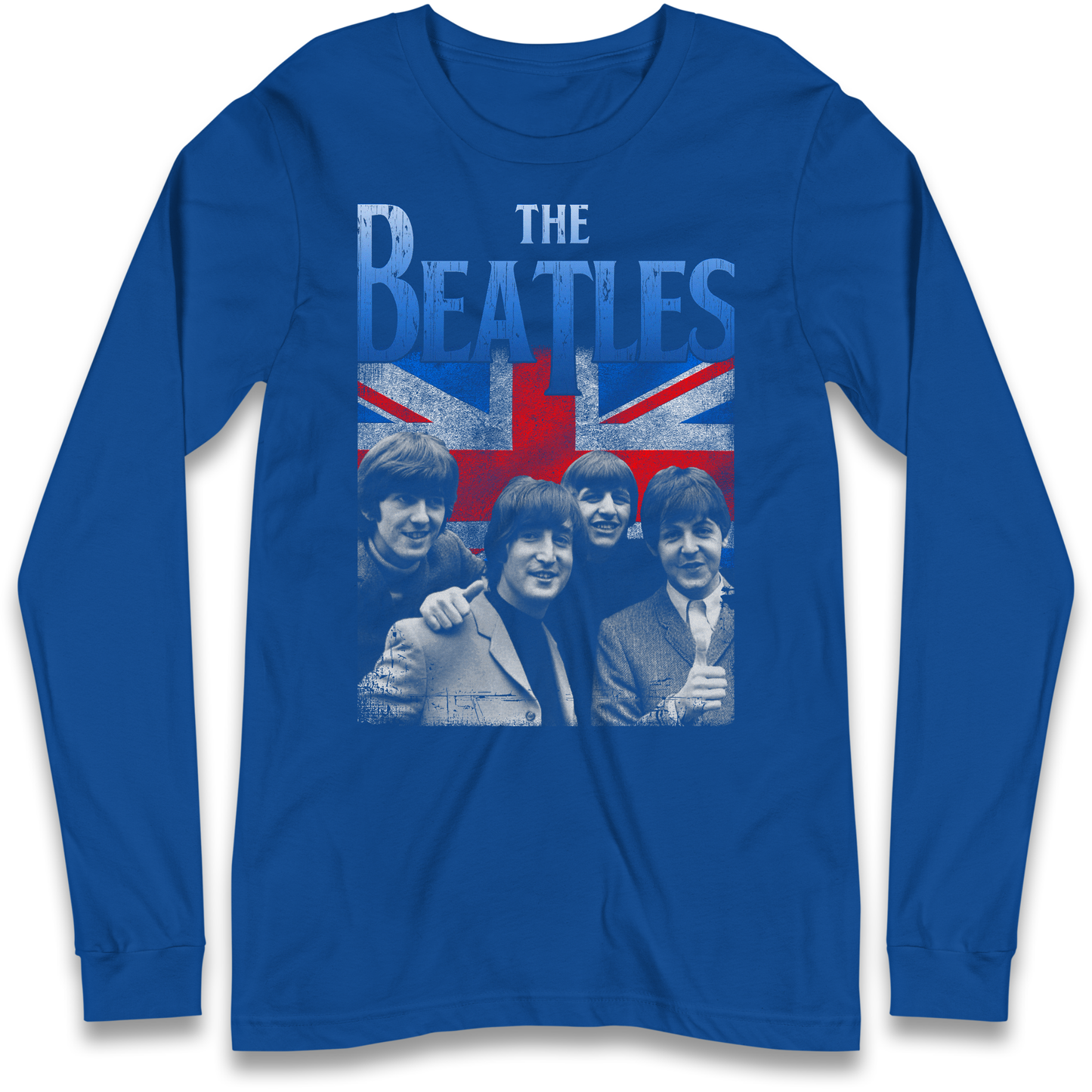 The Beatles Union Jack Longsleeve T Shirt
