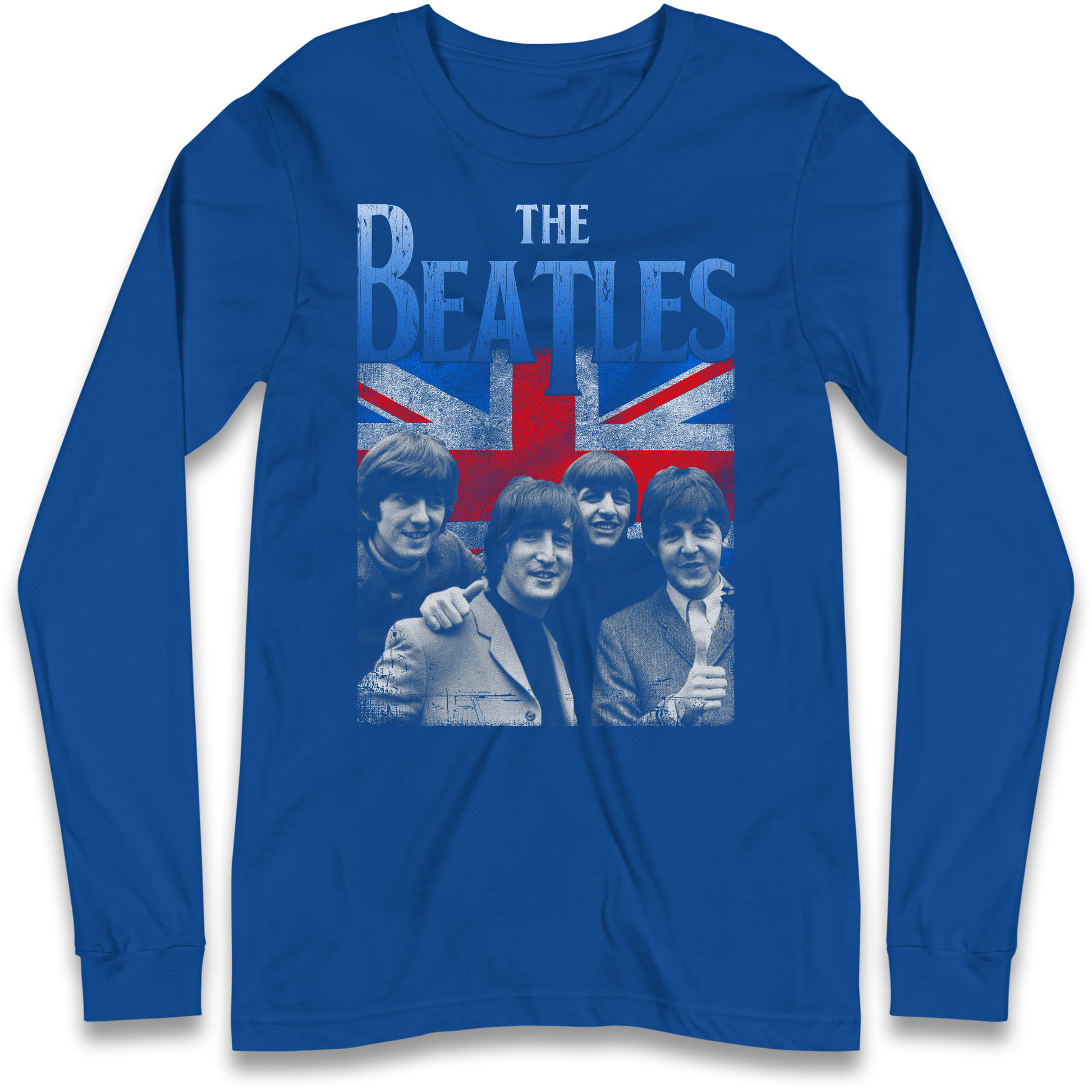 The Beatles Union Jack Longsleeve T Shirt