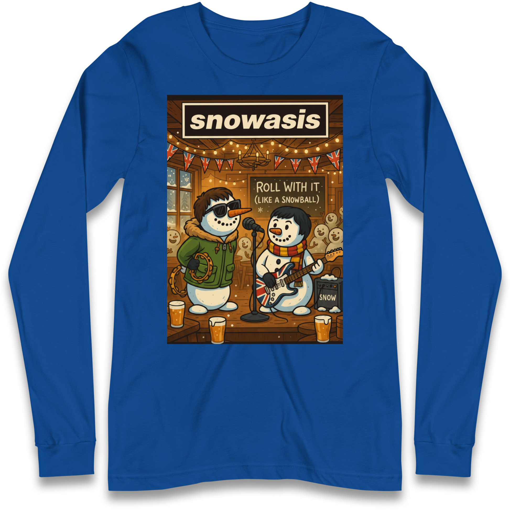 Snowasis Roll Christmas Longsleeve T Shirt