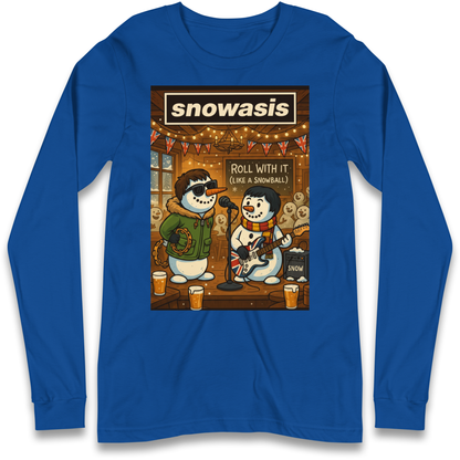 Snowasis Roll Christmas Longsleeve T Shirt