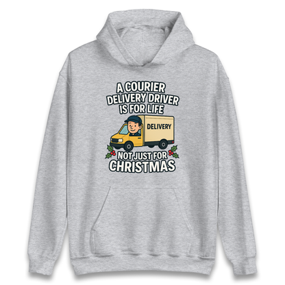 Courier Delivery Driver Christmas Hoodie
