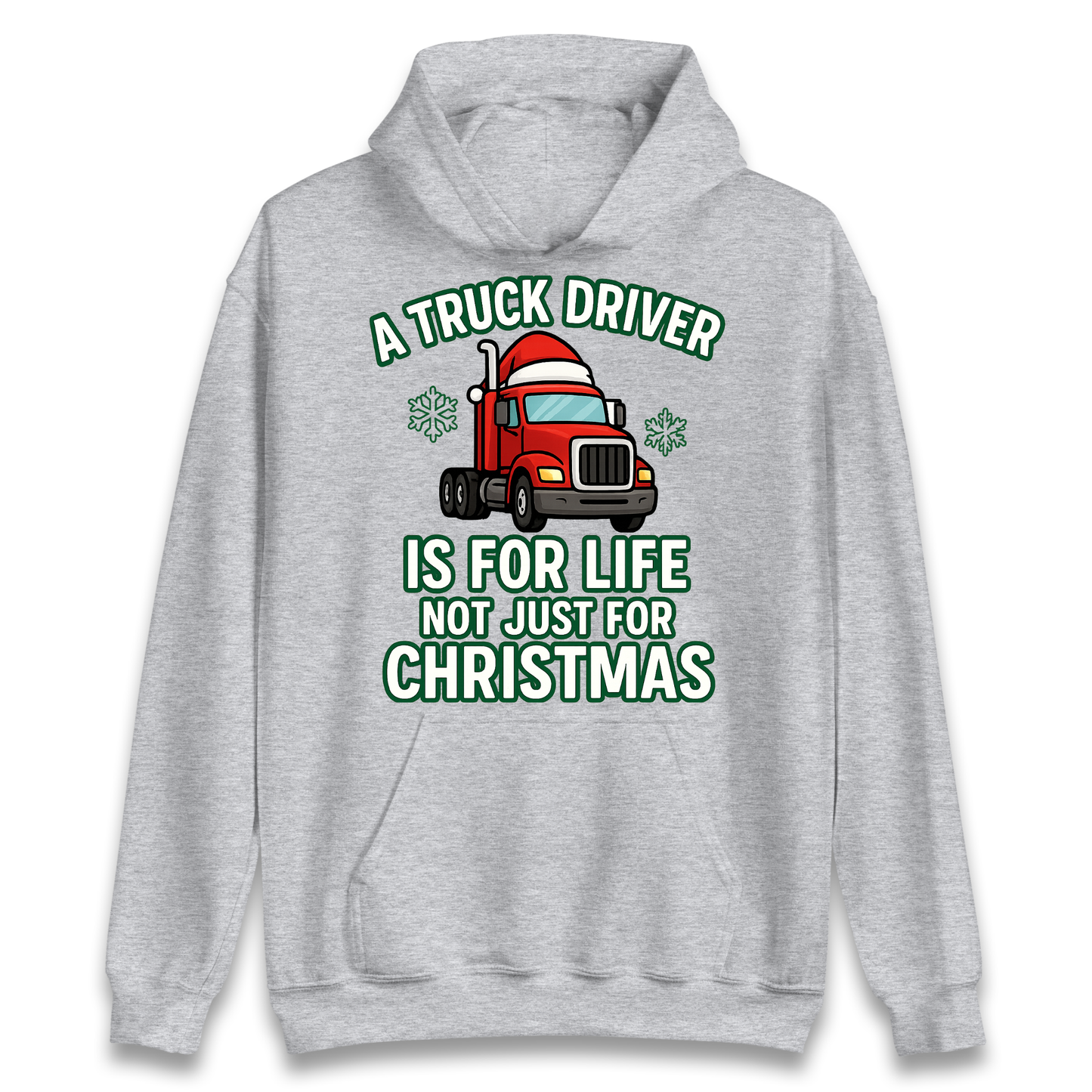 Truck Driver Christmas Hoodie
