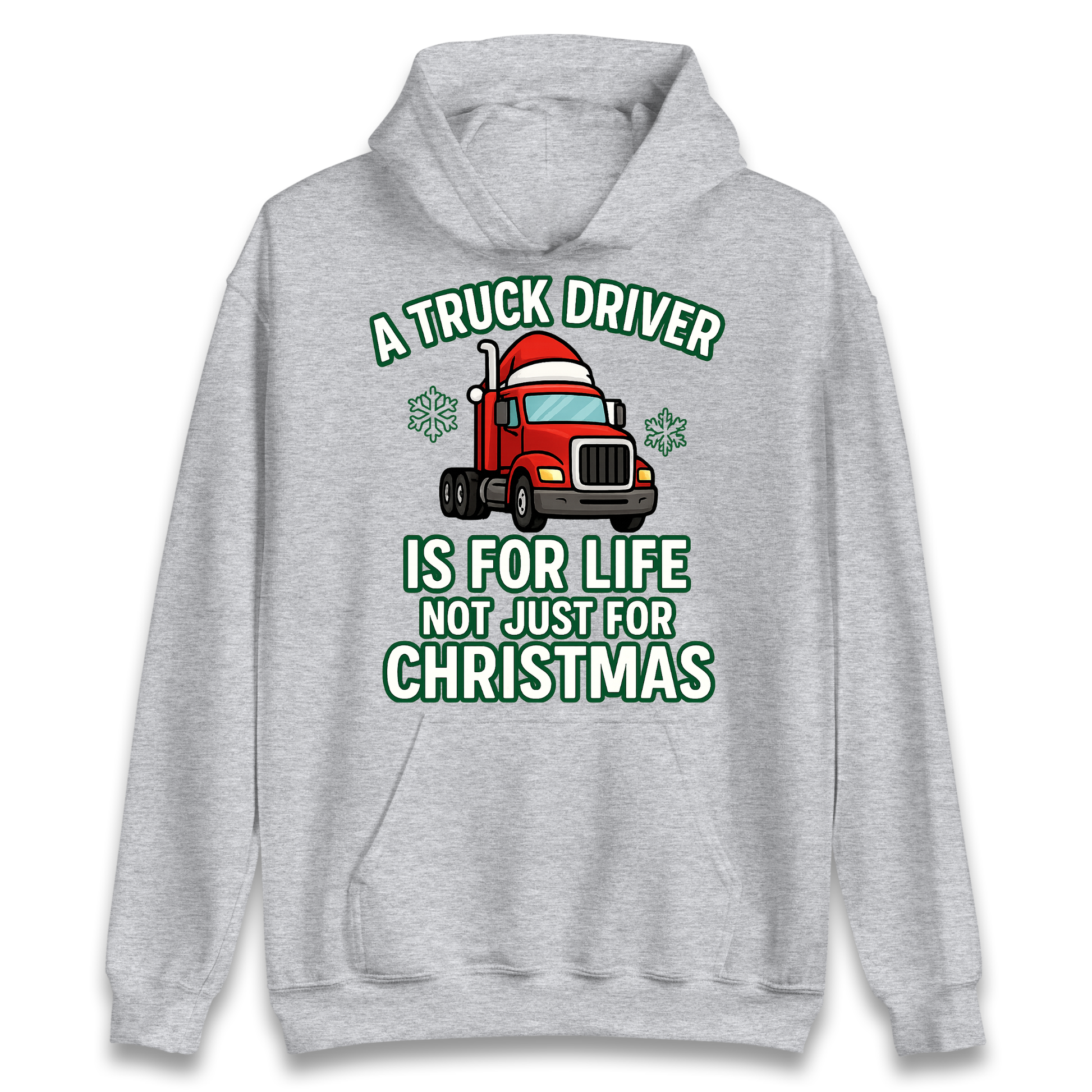 Truck Driver Christmas Hoodie