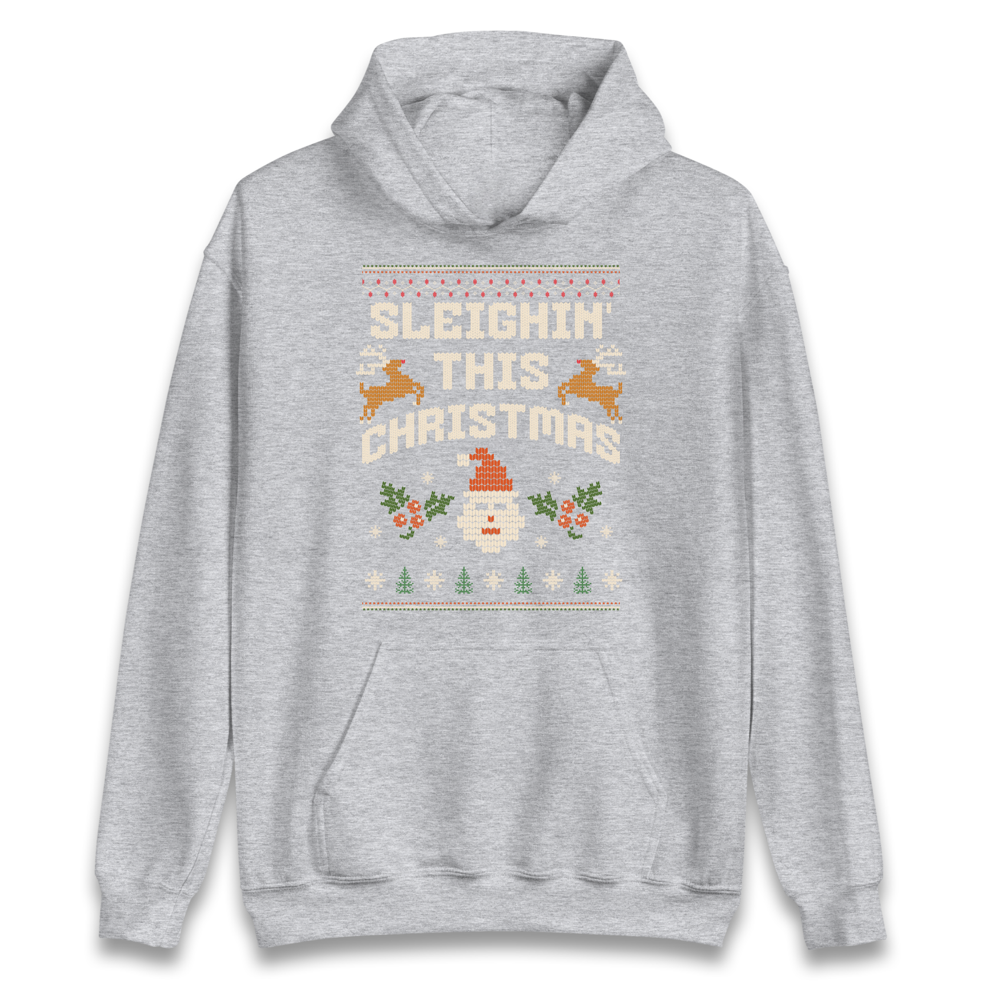Sleighin This Christmas Christmas Hoodie