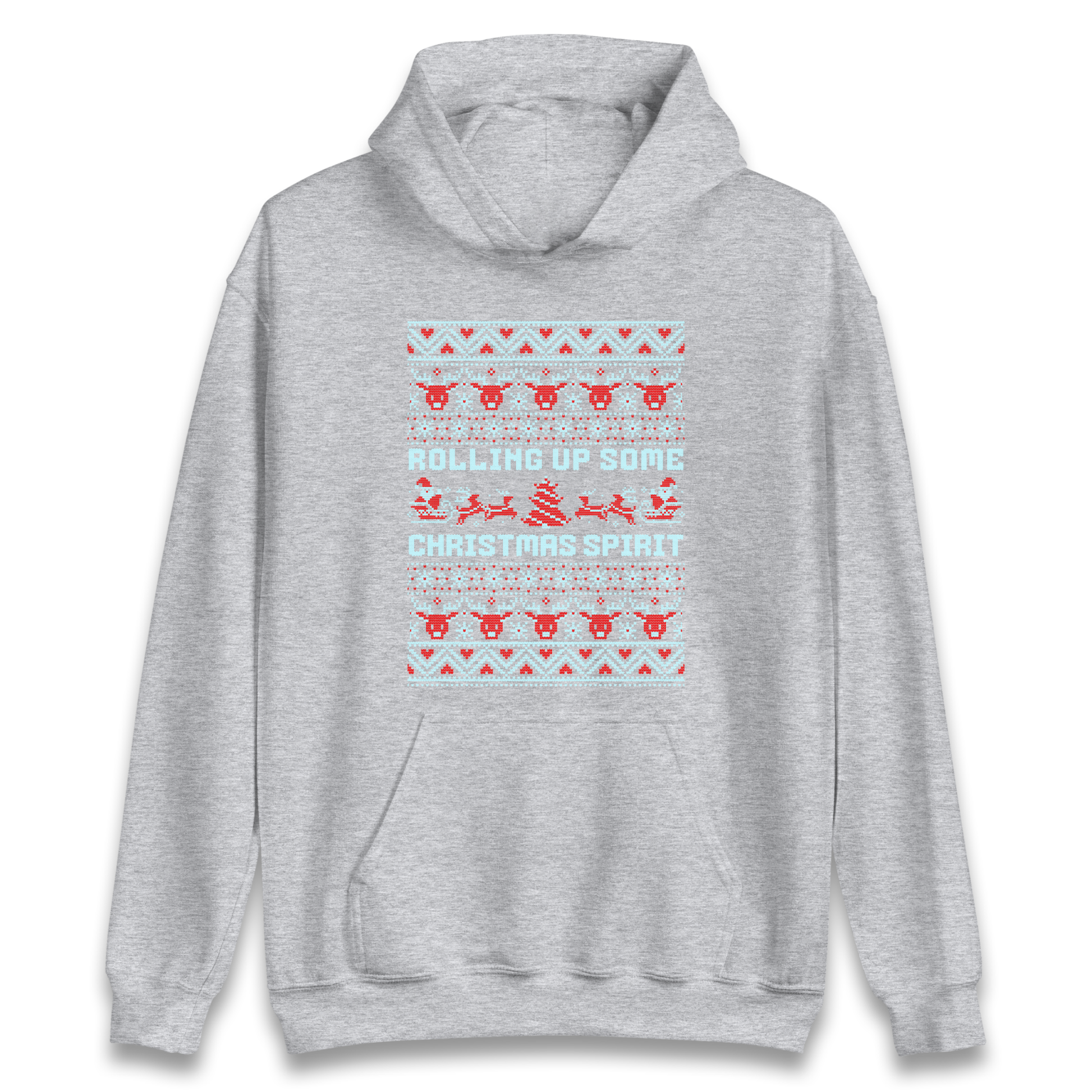 Rolling up Some Christmas Spirit Hoodie