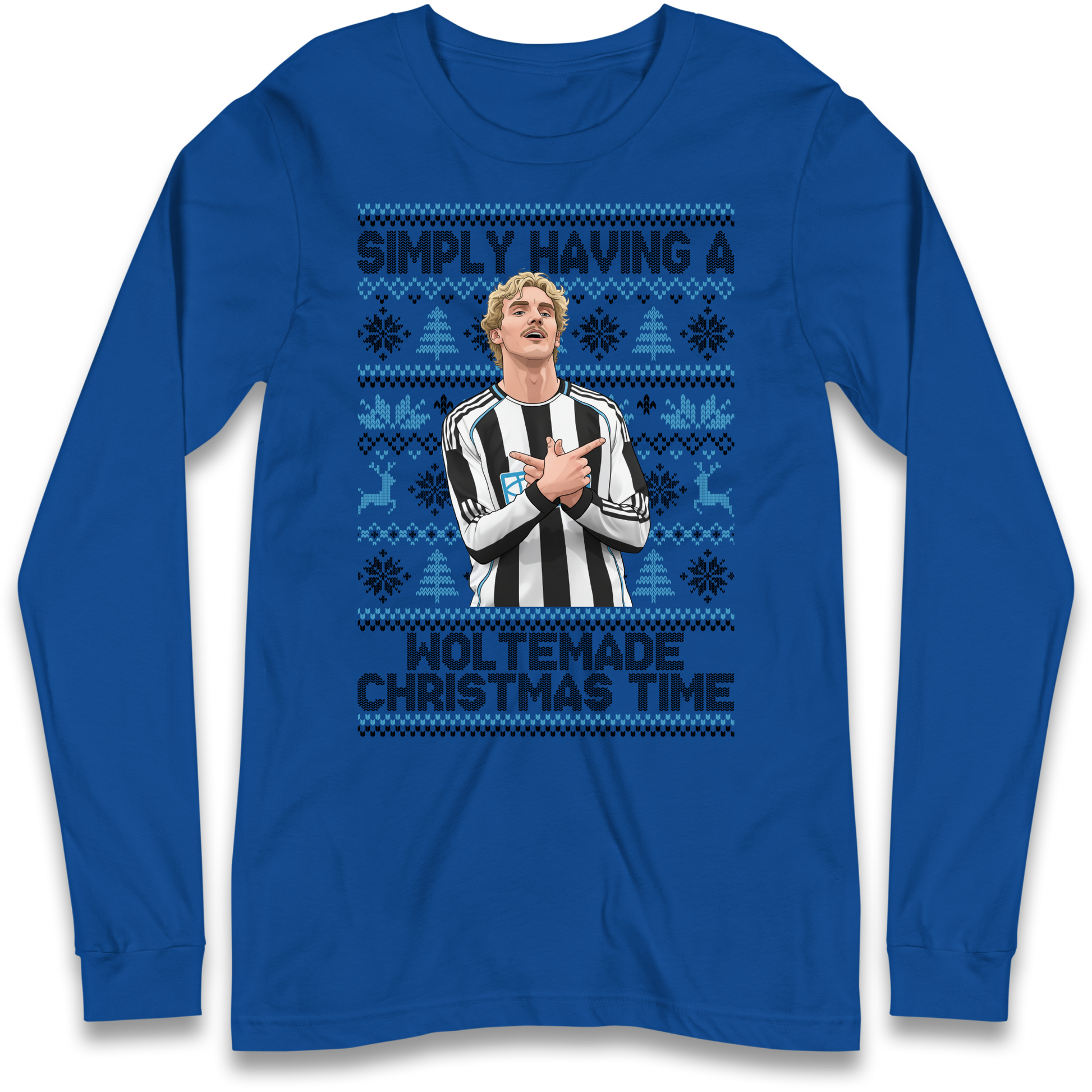 Newcastle united Christmas Longsleeve T Shirt