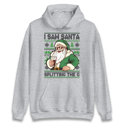 Santa Splitting The G Hoodie