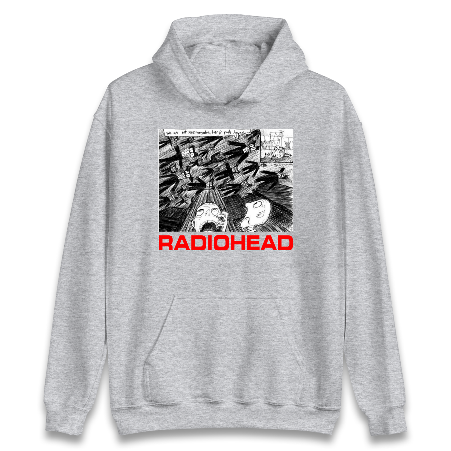 Radiohead We Are Not Screaming Hoodie