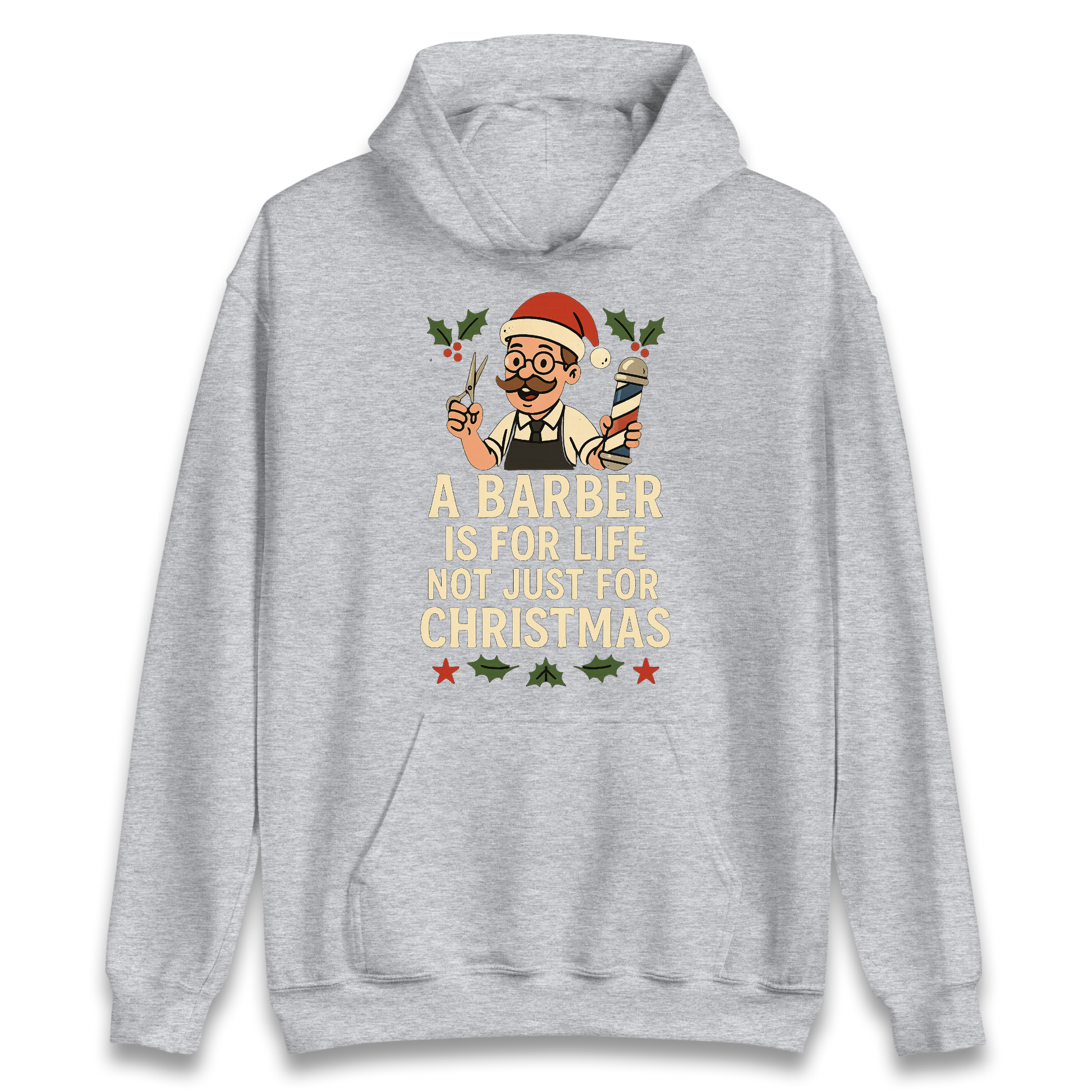 Barber Christmas Hoodie
