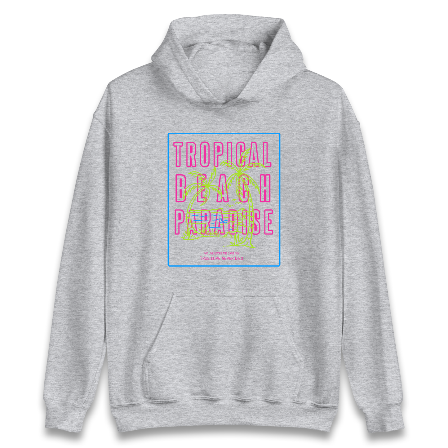 Tropical Beach Paradise Hoodie