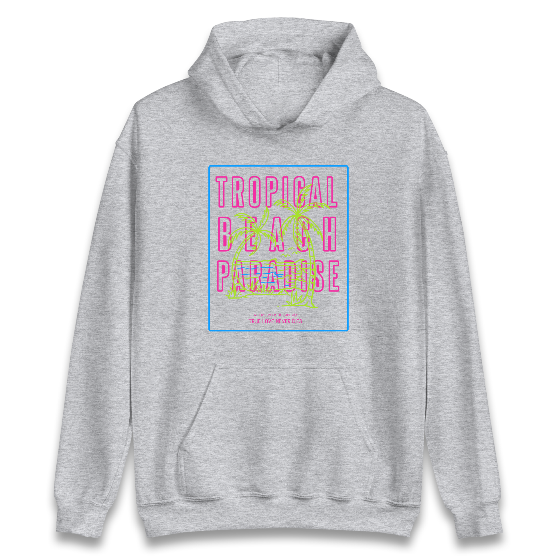 Tropical Beach Paradise Hoodie