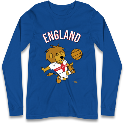England World Cup Willie 1966 Football Longsleeve