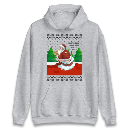 How To Tell That You've Been Really Bad Hoodie