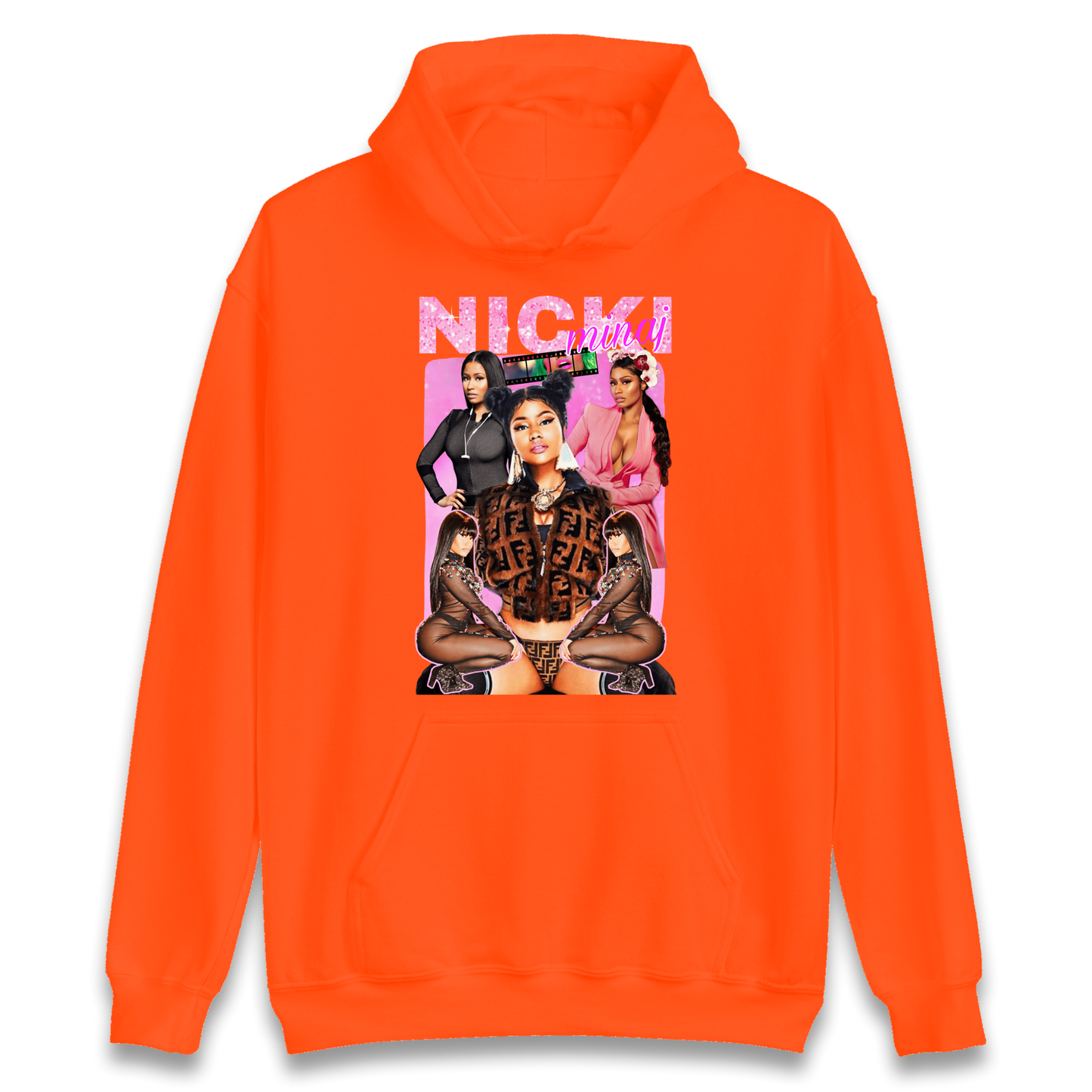 Nicki Minaj Pink Sparkle Bootleg Hoodie