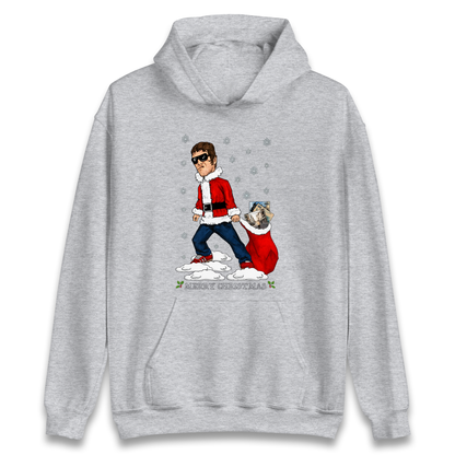 Liam Gallagher Christmas Santa Hoodie