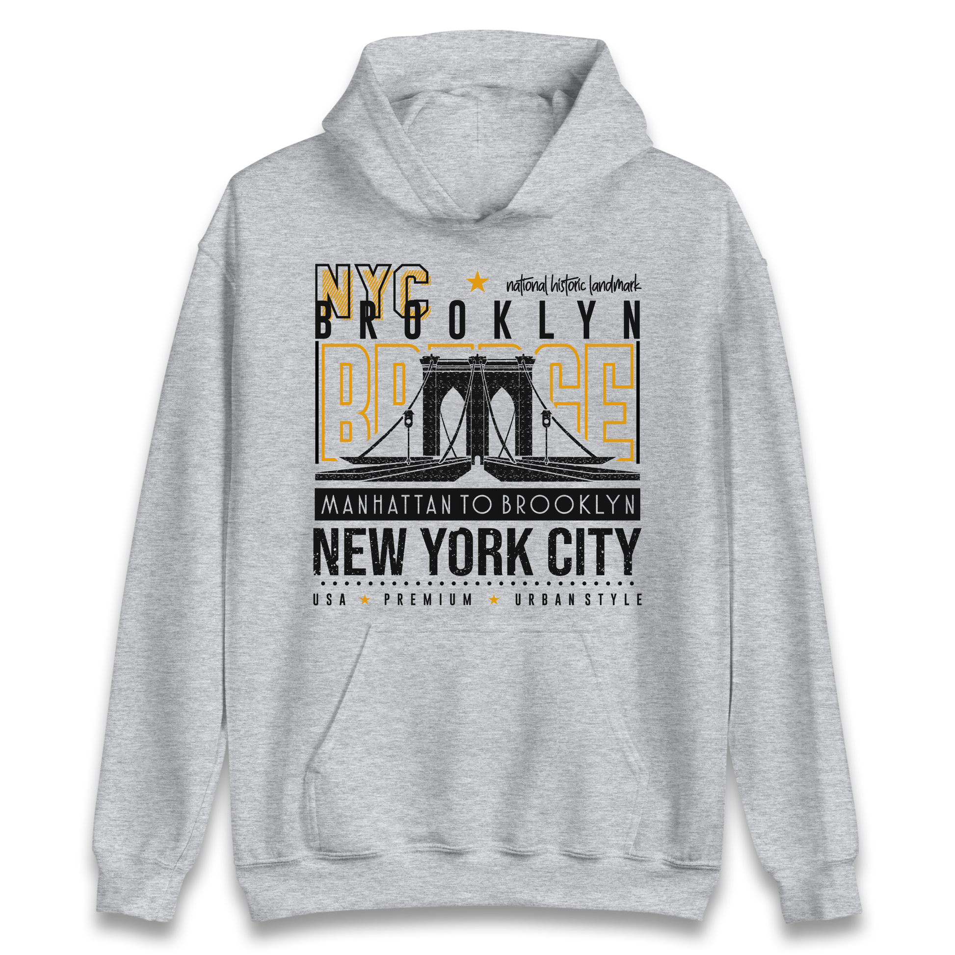 NYC Brooklyn Bridge Hoodie