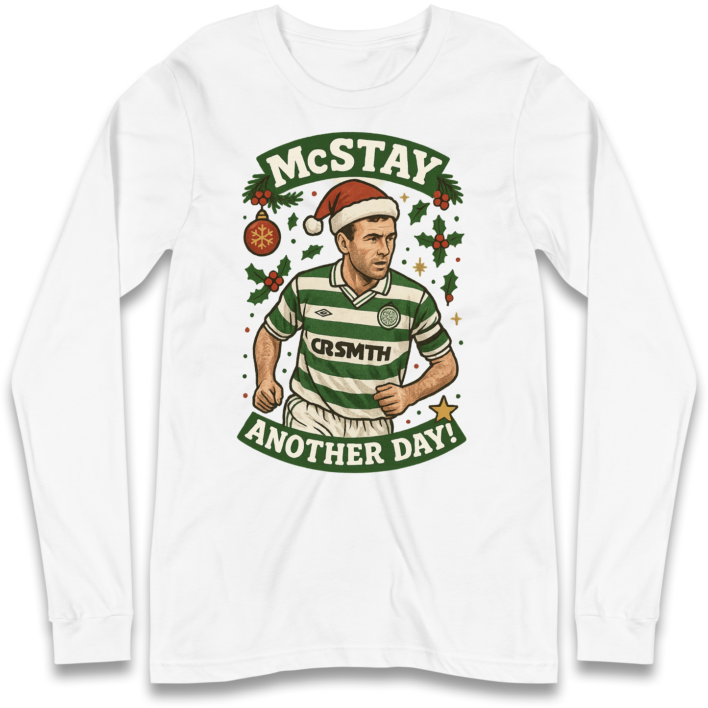 Paul McStay Celtic Christmas Longsleeve T Shirt